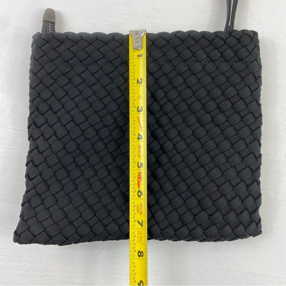 BINDYA New York‎ Handcrafted Woven Black Wristlet Purse Clutch Evening Bag - Picture 5 of 10